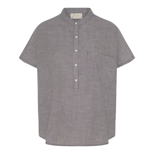 FRAU COLOMBO SS TOP COFFEE QUARTZ BROWN